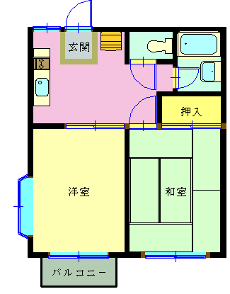 ファミーユ・カミサト　間取図